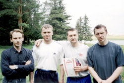 Чемпионат города по ориентированию, п. Горбуново, Толстов А. И. занял 3 — е место, 28.05.2000 г. 