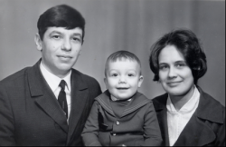 Алексей Хлебников, Дима и Галина Константиновна.