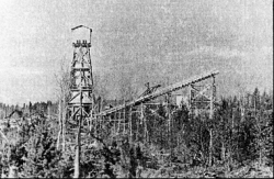 Начало строительства на шахте «Южный Чадар». 1962 год.