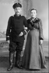 Ираида с мужем Яковом, 1903 год