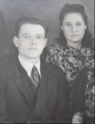 Вадим Григорьевич Перфильев с 1-й женой Валентиной в 1950-е.
