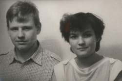Толстова Ольга с костей Герасимовым, 1989 г. Костя пришел из армии