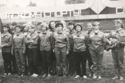 Ольга Толстова: стройотряд «Саманта»,1986 г.