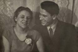 Людмила и Борис Герасимовы на свадьбе