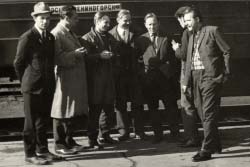 Лениногорск, Игорь Александрович на вокзале после совещания, 1966 г.