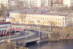 Здание гороского совета (вид с Лисьей горы)