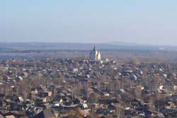Церковь (вид с Лисьей горы)